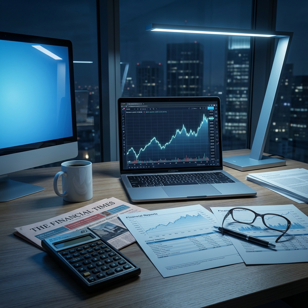 IEPF Claim 2025 Recovery Process - Financial Documents and Laptop